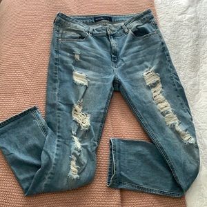 Just USA Ripped Denim, Size 7